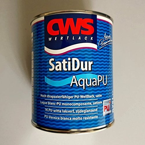 CWS WERTLACK® SatiDur Aqua PU weiss 750 ml Inhalt