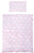roba Kinderbettwäsche 100 x 135 cm - Kleine Wolke - Bettwäsche Set für Mädchen & Jungen - 2-teilig inkl. Decken & Kissenbezug aus Baumwolle - Rosa