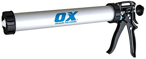 OX Tools Pro Sausage Caulk Gun, 20 oz, 12: 1 Thrust Ratio