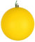 Vickerman Weihnachtskugeln, Weihnachtsbaumschmuck, Kugel, matt, Gelb, 12 Stück (N590878DMV)
