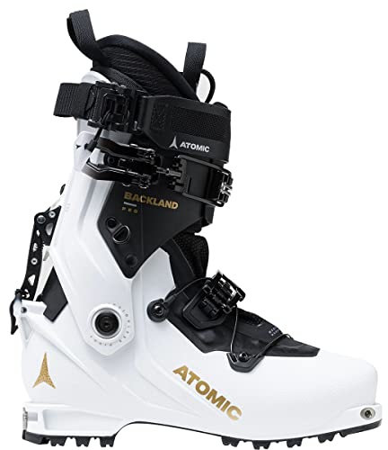 Atomic Damen Backland Pro W Wh Skischuhe, Weiß, Schwarz, Gold, 40 EU