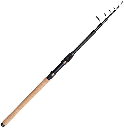 DAM Shadow Tele Spinnrute, Angelrute, Spinnruten, Allround-Angeln, Premium Teleskop-Angelrute für Angler, die Vielseitigkeit und Power suchen, Unisex, Schwarz, 3.3m | 40-60g