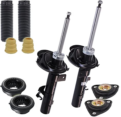 BESTPRICE ATP 2x ammortizzatore a gas a pressione, incluso supporto e kit di