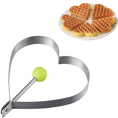 Anillos de huevo para plancha,Anillos de huevo de molde de anillo de metal para plancha - Molde de anillo de Metal para hacer huevos, molde antiadherente para hacer hamburguesas, anillo de huevo Bseid