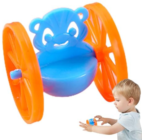 DASHIELL Poly, Tummy Time Wobbler-Spielzeug | Geburtstagsparty-Spielzeug,Jigger Tummy Time Wobbler-Spielzeug, Pinguin-Tumbler-Wobbler-Spielzeug für Jungen-Mädchen-Geschenke