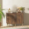 roomfitters Sideboard Wohnzimmer, Moderner Küchenschrank mit 2 Türen, Buffetschrank, Aufbewahrungsschrank, Anrichte Sideboard, Beistellschrank, Schrank, Holzene Küchenweinschrank, Goldene Metallbeine