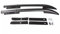 Dachträger Aluminium Dachträger Für Mitsubishi L200 Für Triton 2007–2024 Schienen Bar Gepäckträger Bars Top Für Cross Bar Rack Rail Boxen Relingträger (Farbe : Schwarz)