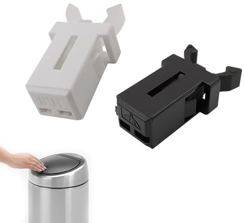 10 PCS Bin Lid Clasp Compatible, Bin Lid Catch Clip Replacement 3 Liters - 50 Liters, Touch Top Lid Bin Latch Flexible Bin Lid Lock for Kitchen Bins, Storage Boxes, Glasses Cases