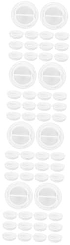 TOYANDONA 100 STK Untere Abdeckung des Puppensparschweins Stopper Für Sparschwein Puppenstopper Aus Gips Sparschwein Bodendeckel Sparschweinstecker Untere Abdeckung des Sparschweins Abs Weiß