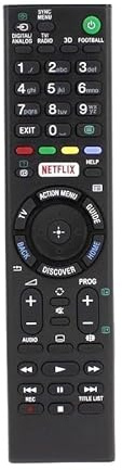 Replacement Remote Control for Sony KDL75W855CBU LED HD 3D TV, 75 Freeview HD
