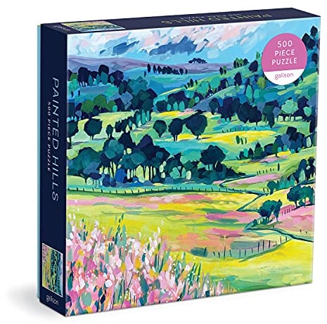 Galison 9780735371378 Painted Hills Jigsaw Puzzle, Multicoloured, 500 Pieces