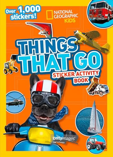 Things That Go Sticker Activity Book: Over 1,000 stickers! (Ngk Sticker Activity Books)