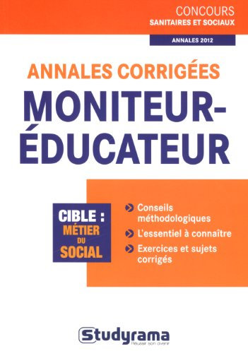 Annales corrigées moniteur-éducateur