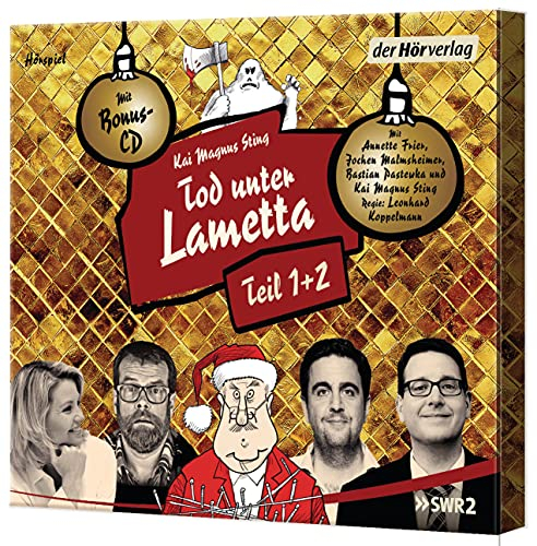 Tod unter Lametta Teil 1 + 2: Ein weihnachtlicher Krimi-Spaß. Mit Bonus-CD: Hinter den Kulissen (Die Tod-unter-Lametta-Reihe, Band 3)