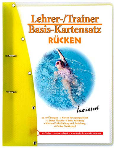 Rücken, A4, laminiert: Arbeitskarten für den Schwimmunterricht (Lehrer-/Trainer-Kartensatz laminiert: Arbeitskarten für den Schwimmunterricht)