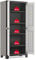 Kis Titan Water Resistant High Tall Plastic Cupboard - Garden Storage Box Outdoor Locker