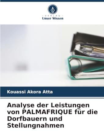 Analyse der Leistungen von PALMAFRIQUE für die Dorfbauern und Stellungnahmen