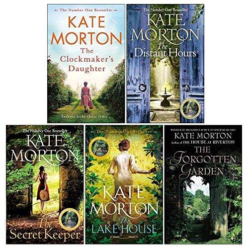Kate Morton Collection 5 Books Set (The Clockmaker's Daughter, The Distant Hours, The Secret Keeper, The Lake House, The Forgotten Garden)