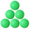 Lot de 6 balles réutilisables pour sèche-linge - Antistatique - Adoucissant - Vert foncé