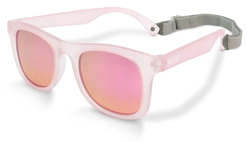 JAN & JUL Toddler Kids Sunglasses UV400 Polarized with Adjustable Strap for Girls and Boys, 100% UV Block