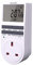 Awootsv Digital Timer Socket with Countdown Function LCD 18 programs, Display 24 Hours/Weekly Indoor Plug Timer Plug Socket UK for Plugs UK Electric Timers for Lights and Home Appliances (1 Pack)…