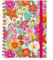 Legami - Spiralheft mit großen Linien, A5, 200 abnehmbare Seiten, Gummiband, Endtasche, aus FSC®-zertifiziertem Papier, Papier 100 g/m², 15,5 x 21 cm, Thema Flowers