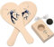 Vilac - Jokari - Marine Nationale - Jeu de Plein Air - Jeu d'Adresse - Jouets en Bois - 2 Raquettes et Balle avec Filet - pour Enfants à Partir de 5 Ans