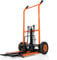 Zero Jack Truck | Heavy-Duty Pallet Stacker 200 kg Capacity, High Lift, Spring-Loaded Bottle Jack, Hydraulic Foot Pump - Compact, Durable for Domestic & Industrial Use