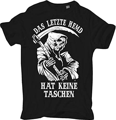 Spaß Kostet Übergrößen Herren Tshirt Das letzte Hemd hat Keine Taschen Größe 3XL - 8XL