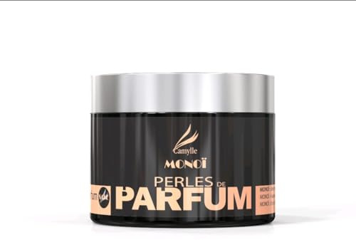 Camylle - Perles de Parfum safe MONOÏ - Un Concept Révolutionnaire de Diffusion de Fragrances - Une fragrance solaire et florale - 150g