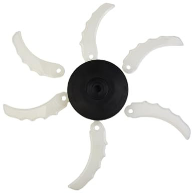 1 set for Makita Lama Testa di Plastica for 198383-1 Tagliaerba Lama for DUR UR Rasaerba Lame di Taglio Giardino Trimmer Accessori