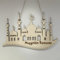 Hosgeldin Ramazan Kalender Ramadan Eid Mubarak Holz Dekoration Kinder Geschenk (45x30cm mit Beutel)