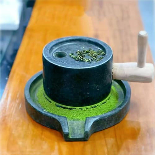 Mulino per pasta, mulino a mano in pietra, Mulino a pietra fatto a mano Piccola macinatrice for polvere di tè Matcha, macina a pietra for cereali a mano for chicchi di caffè/barbabietole spinose, smer