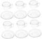 Toddmomy 1Set Mini Transparent Tea Cup Set with Saucer Doll House Accessories for Micro Scene Decoration for Adding Elegance to Living Rooms and Tables