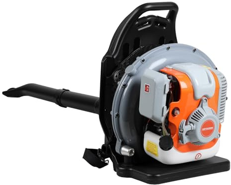 76.5cc 4-Stroke Backpack Gas Leaf Blower High Speed Low Noise Quick Start Gas Driven Snow Leaf Blower for Garden