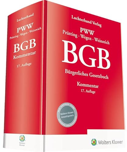 BGB Kommentar: Bürgerliches Gesetzbuch