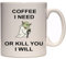 11oz Star Wars Yoda Coffee I need Ceramic Mug