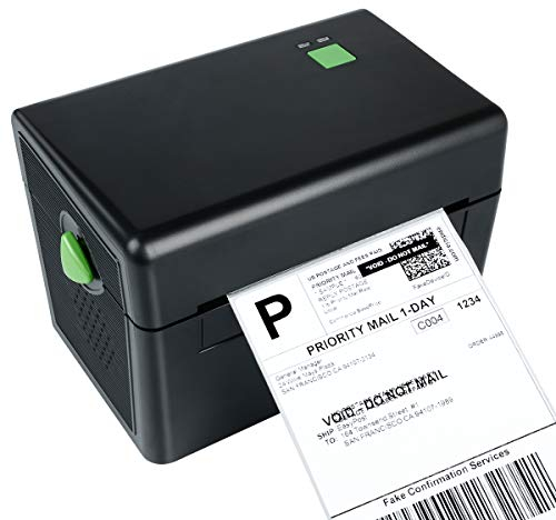 FungLam Etikettendrucker Thermodrucker Desktop Label Printer USB-Direkt Etikettiermaschinen Hochgeschwindigkeits kompatibel mit 4 x 6 Versandetiketten, Ebay, Etsy, Shopify, Amazon Barcode