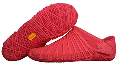Vibram FUROSHIKI Kids- Rutschfester Barfußschuh/Wickelschuh für Kinder, Color:Coral, Size:29-30 EU