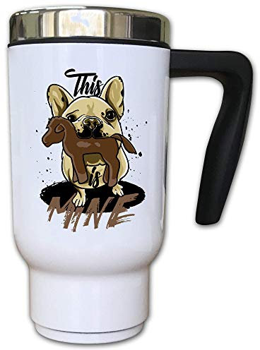 This Is Mine Little Pug Best Toy Thermal Tea Coffee Mug