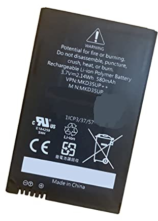 Backupower Ersatz Akku Kompatibel mit IDG Display Key Battery 580mAh 9442976-01 MKD35UP
