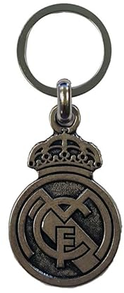Real Madrid Schlüsselanhänger Metall Silver