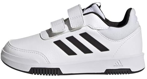 adidas Mixte enfant Tensaur Hook And Loop Shoes, Cloud White / Core Black / Core Black, 35 1/2