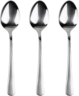 Set 3pc cuchara acero inox reciclado brillo natur