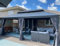 PURPLE LEAF Tonnelle de Jardin Exterieur 7,32 x 3,65 m Pergola Aluminium avec Moustiquaire et Rideaux Pavillon de Jardin à Double Toit Acier Galvanisé, Gris