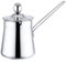 ASIAD Coffee pot with lid, stainless steel modern mocha channe with a long handle, Turkish coffee pot suitable for electrical, glass ceramics, gas stove and dishwasher,A