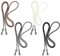 Amabro 4 Stück Leder Brillenband,Brillenkette Damen,Brillenkette Herren Brillen Kette Brillenband Mehrfarbige Brillenhalter Lanyards Brillenbänder für Damen Brillenbandhalter Geflochtene Zubehörkette