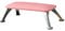 Harilla Hand Rest for Nails Professional Manicure Tool PU Leather Nail Arm Rest Non Slip Nail Table Mat Nail Pillow Cushion Nail Desk Manicure Hand Rest for Women Nails, pink with argent leg