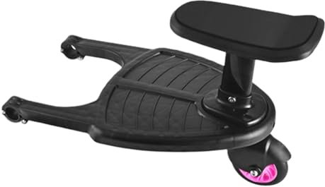 Planche À Poussette Plateforme Universelle Skate Confort Marchepied Universel À Roues Poussette Siège Amovible en-fants Buggys Roue Planche 33x42x25cm