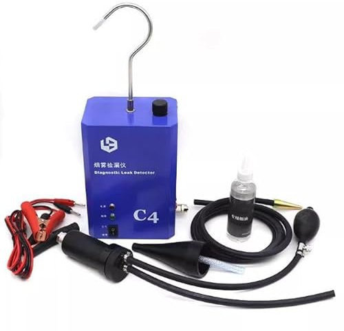 Auto Kfz Nebelmaschine, 12V Auto Rauchmaschine EVAP Rauch Lecksuchgerät, Auto Rauch Leck Detektor Rauchmaschine Lecksucher Diagnose für Auto, Motorräder, Boote, LKW, Schnellboot